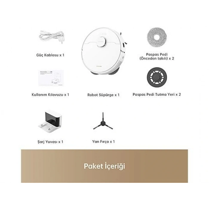 DREAME  L10s Pro Gen2 Robot Süpürge Beyaz