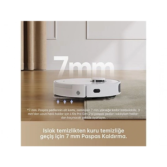 DREAME  L10s Pro Gen2 Robot Süpürge Beyaz
