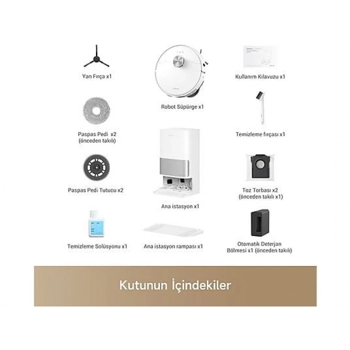 DREAME L10S Ultra Gen2 Robot Süpürge Beyaz