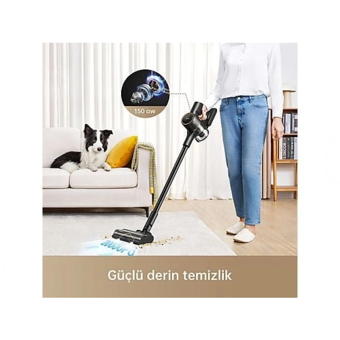 DREAME R10 Pro Akülü Şarjlı Dikey Süpürge Siyah
