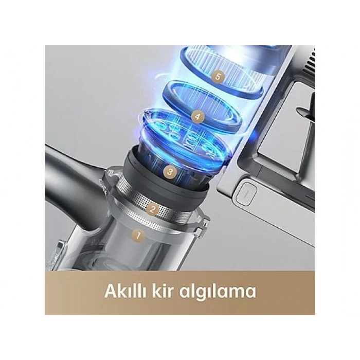 DREAME R20 Akülü Şarjlı Dikey Süpürge Gri