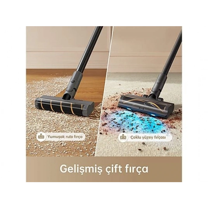 DREAME R20 Akülü Şarjlı Dikey Süpürge Gri