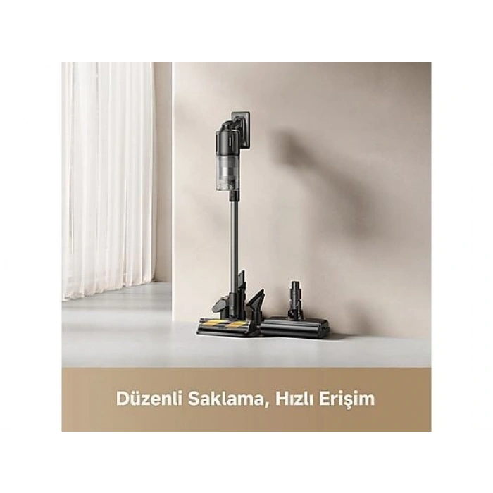 DREAME R20 Ultra Aqua Cycle Dik Süpürge Siyah