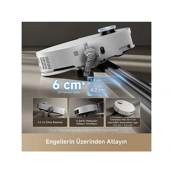 DREAME X50 Ultra Complete Robot Süpürge Beyaz