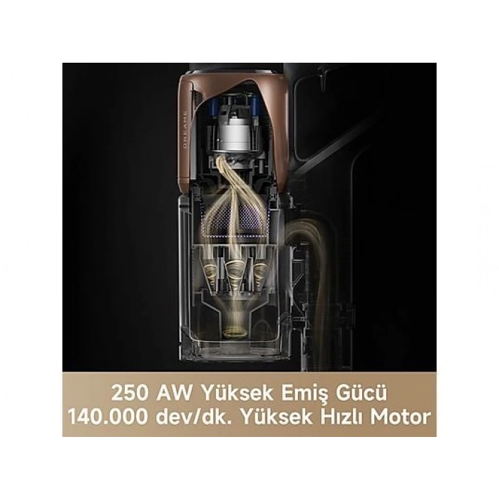 DREAME Z20 Kablosuz Dikey Süpürge Siyah