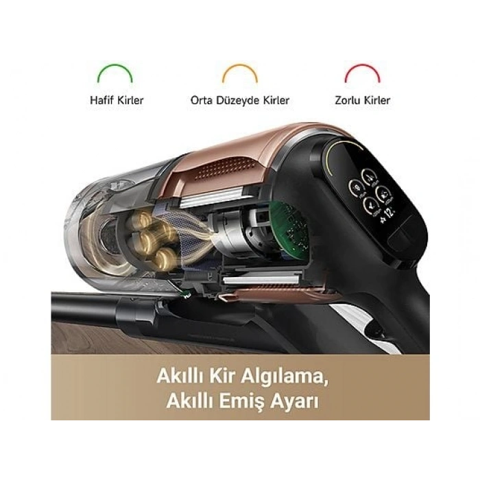 DREAME Z20 Kablosuz Dikey Süpürge Siyah