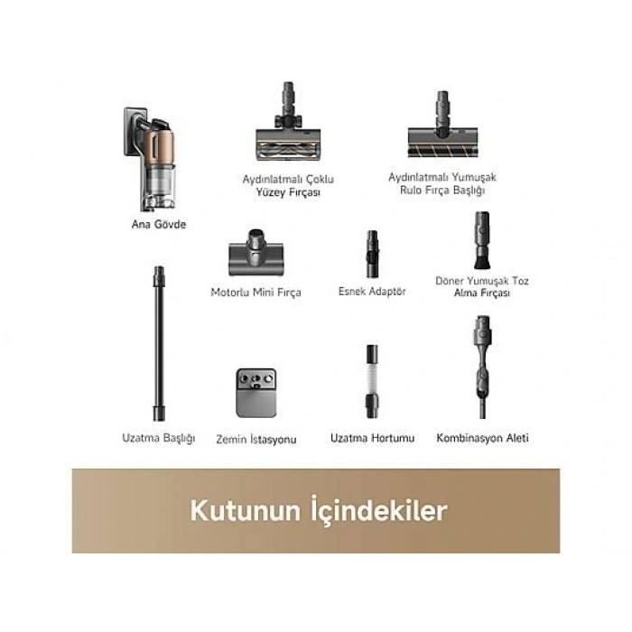 DREAME Z20 Kablosuz Dikey Süpürge Siyah
