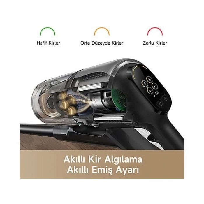 DREAME Z30 Kablosuz Dikey Süpürge Siyah