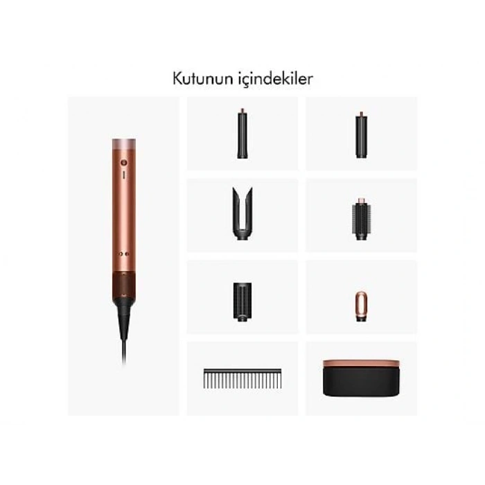 DYSON Airwrap Co-anda2x™ Saç Şekillendirme Ve Kurutma Seti Amber Silk