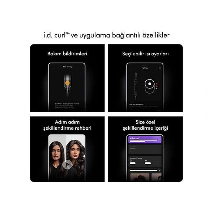 DYSON Airwrap i.d.™ Saç Şekillendirme ve Kurutma Seti Kıvırcık+Bukleli Seramik Patina Topaz