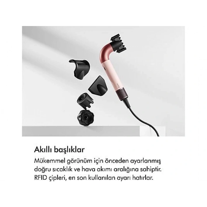 DYSON Supersonic R Saç Kurutma Makinesi Düz+Dalgalı Seramik Pembe