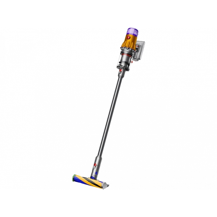 DYSON V12 Detect Slim Absolute Kablosuz Şarjlı Dikey Süpürge Sarı Nikel