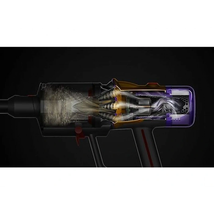 DYSON V12 Detect Slim Absolute Kablosuz Şarjlı Dikey Süpürge Sarı Nikel
