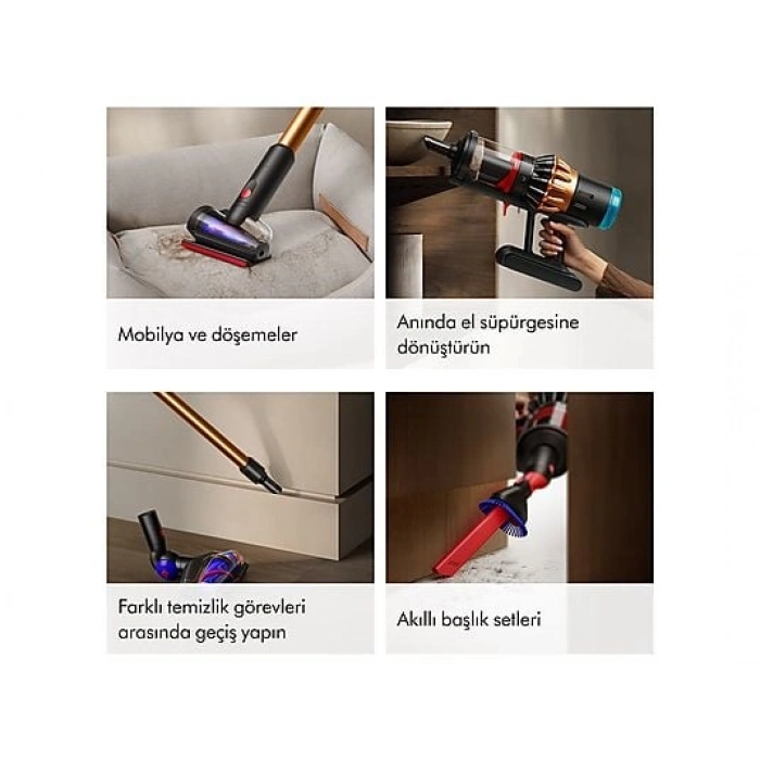 DYSON V16 Piston Animal Kablosuz Şarjlı Dikey Süpürge Mat Siyah
