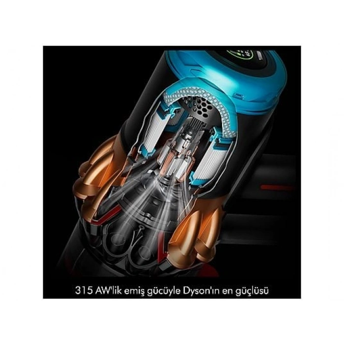 DYSON V16 Piston Animal Kablosuz Şarjlı Dikey Süpürge Mat Siyah