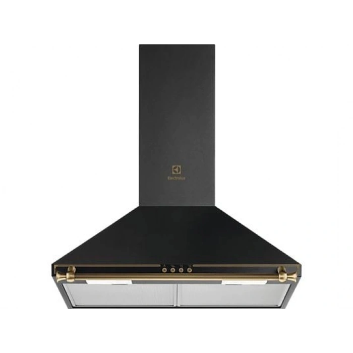 ELECTROLUX EFC226R Rococo Serisi Rustik 60 cm Duvar Tipi Davlumbaz Siyah