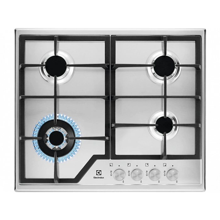 ELECTROLUX EGS6436SX Wok Gözlü Inox Ankastre Ocak