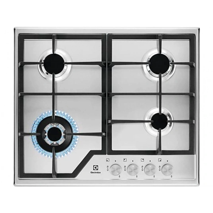 ELECTROLUX EGS6436SX Wok Gözlü Inox Ankastre Ocak