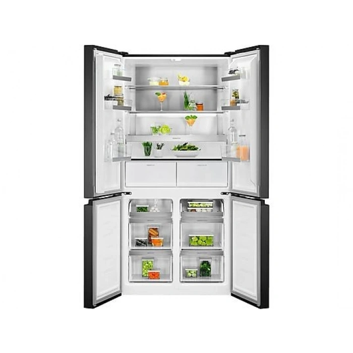 ELECTROLUX ELT9VE52M0 E Enerji Sınıfı 522L 4 Kapılı No-Frost Gardrop Tipi Buzdolabı Siyah