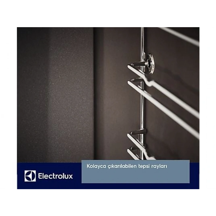 ELECTROLUX EOF5F50BX SurroundCook Katalitik Temizlemeli 65 lt Multifonksiyonel Cam Ankastre Fırın Siyah