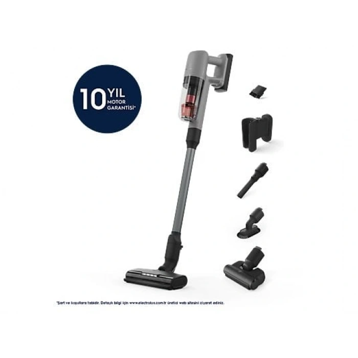 ELECTROLUX EP71AB14UG Dikey Şarjlı Süpürge Gri