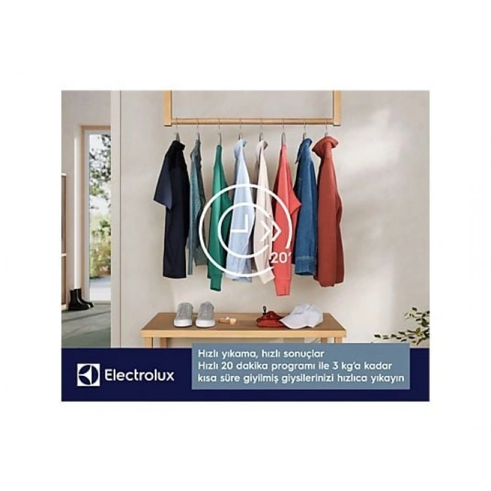 ELECTROLUX EW7F4404UT 700 Serisi SteamCare A Enerji Sınıfı 11 kg 1400 Devir UniversalDose Çamaşır Makinesi