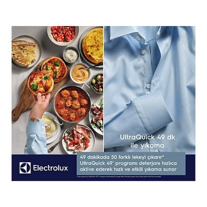 ELECTROLUX EW8F7417QT 800 Serisi UltraCare 10 kg 1400 devir A Sınıfı UniversalDose Wi-Fi Inverter Çamaşır Makinesi