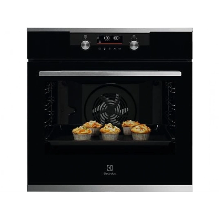 ELECTROLUX KODDP77WX 72 L Ankastre Fırın Inox Siyah