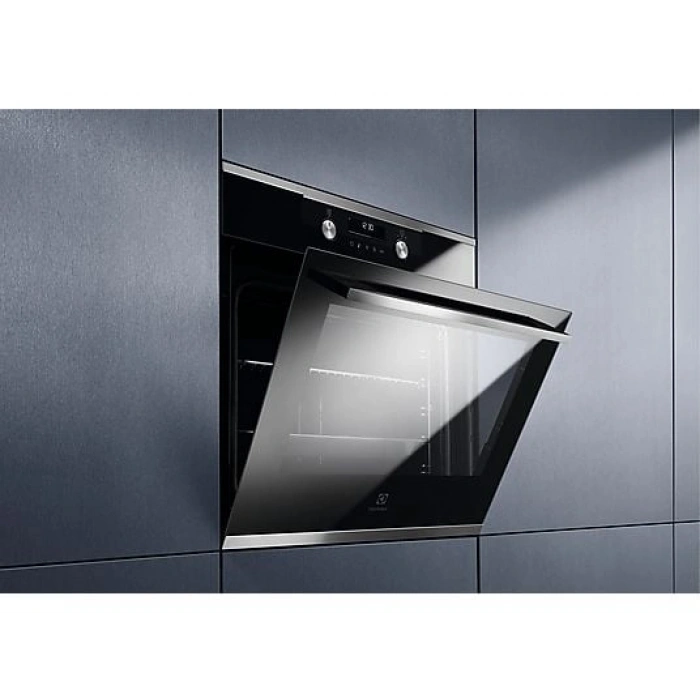 ELECTROLUX KODDP77WX 72 L Ankastre Fırın Inox Siyah