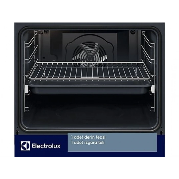 ELECTROLUX KODEH10H 500 Serisi SurroundCook SteamBake Buhar İlaveli AquaClean Temizlemeli 72 L Ankastre Fırın