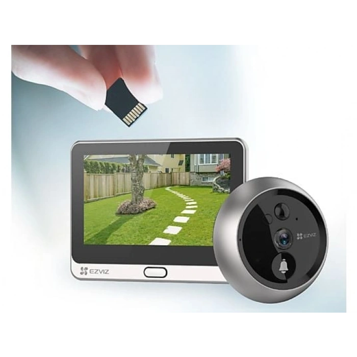 EZVIZ DP2C, 1080P FHD 2MP, Görüntülü Konuşma, Kapı Zili, Pır Sensörü, 4.3 Ekranlı, Wi-Fili Kapı Görüntüleyicisi