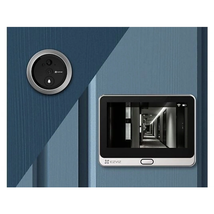 EZVIZ DP2C, 1080P FHD 2MP, Görüntülü Konuşma, Kapı Zili, Pır Sensörü, 4.3 Ekranlı, Wi-Fili Kapı Görüntüleyicisi