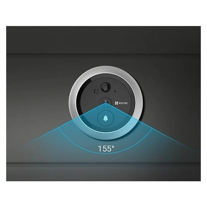 EZVIZ DP2C, 1080P FHD 2MP, Görüntülü Konuşma, Kapı Zili, Pır Sensörü, 4.3 Ekranlı, Wi-Fili Kapı Görüntüleyicisi