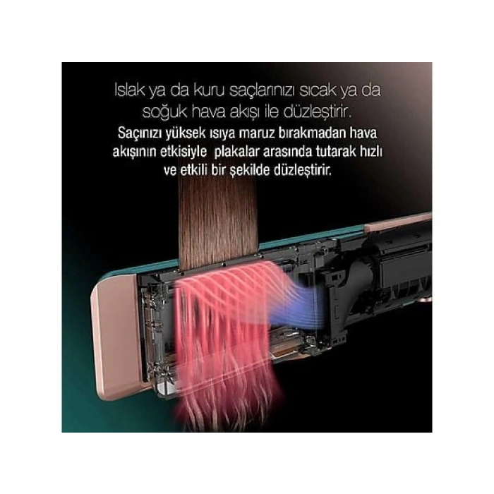 FANTOM Jolie HS 1500 Islak ve Kuru Saç Düzleştirici Mint Yeşili