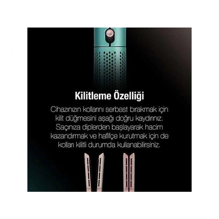 FANTOM Jolie HS 1500 Islak ve Kuru Saç Düzleştirici Mint Yeşili