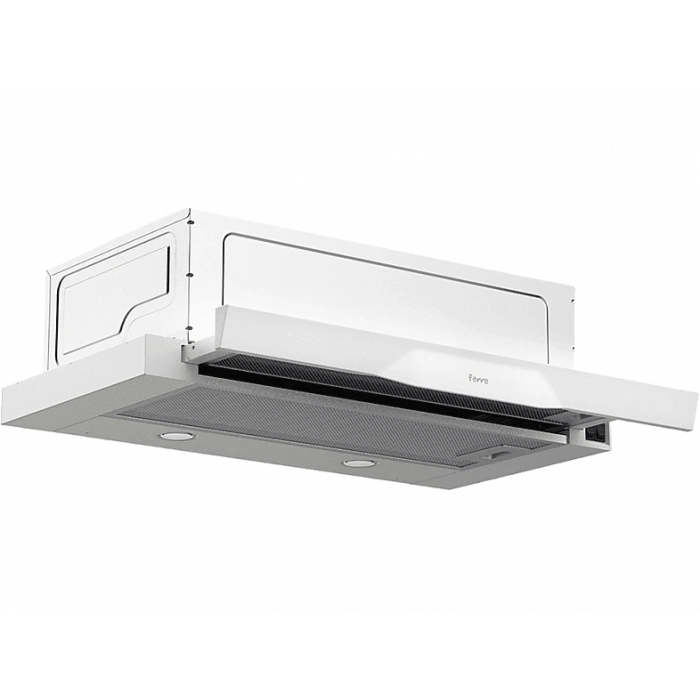 FERRE D037 Sürgülü Rocker 60 cm Aspiratör Beyaz