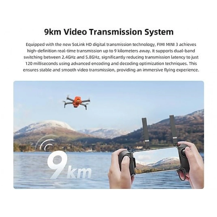 FIMI Mini 3 Drone Combo Paket (4K/60fps Video , 48MP )
