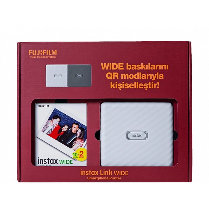 FUJIFILM Instax Link Bundle Box Fotoğraf Yazıcısı Beyaz