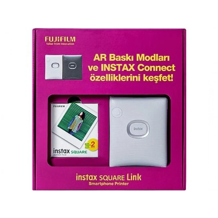 FUJIFILM Instax SQ Link Bundle Box Beyaz