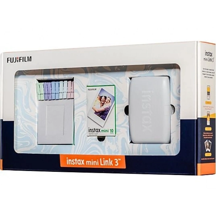 FUJIFILM Mini Link 3 C Bundle Box Anlık Fotoğraf Yazıcısı Beyaz