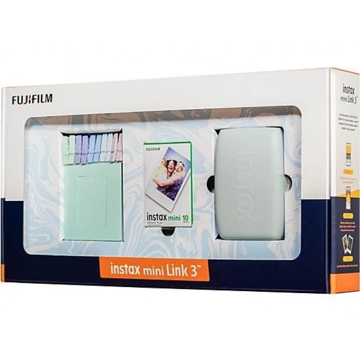 FUJIFILM Mini Link 3 S Bundle Box Anlık Fotoğraf Yazıcısı Yeşil