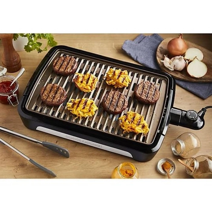 GEORGE FOREMAN 25850-56 Büyük Boy Dumansız BBQ Izgara Siyah