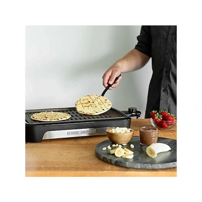 GEORGE FOREMAN 25850-56 Büyük Boy Dumansız BBQ Izgara Siyah