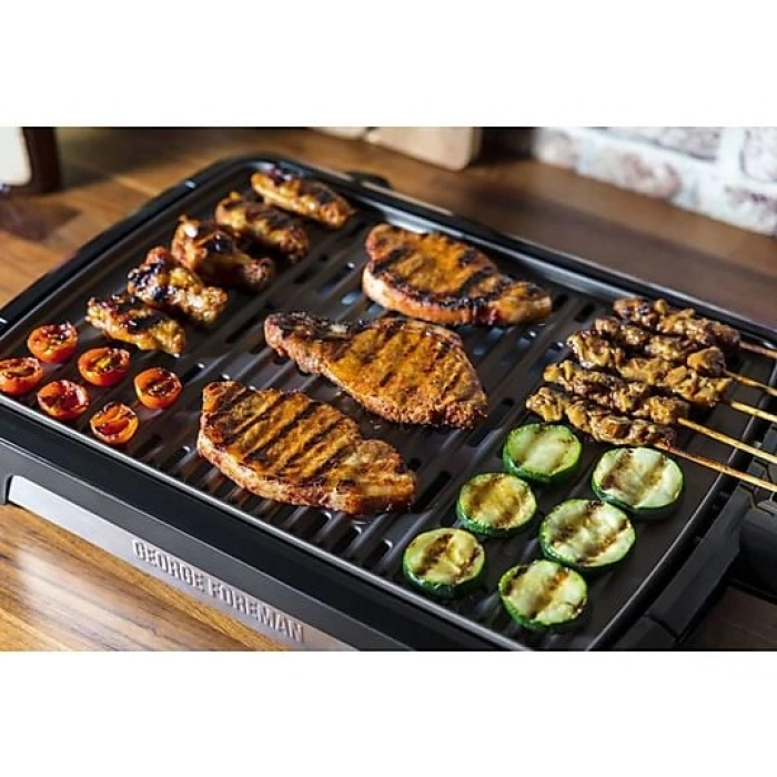GEORGE FOREMAN 25850-56 Büyük Boy Dumansız BBQ Izgara Siyah