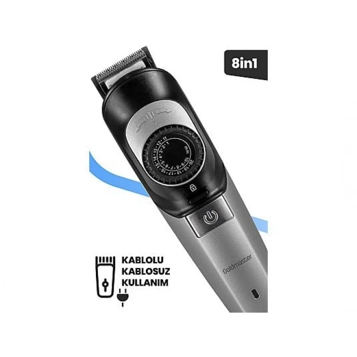 GOLDMASTER Full GM-8125Erkek Bakım Kiti Siyah