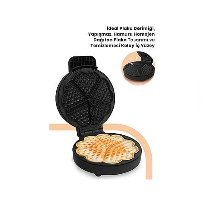 GOLDMASTER Goldy GM-9404 Waffle Makinesi Gold