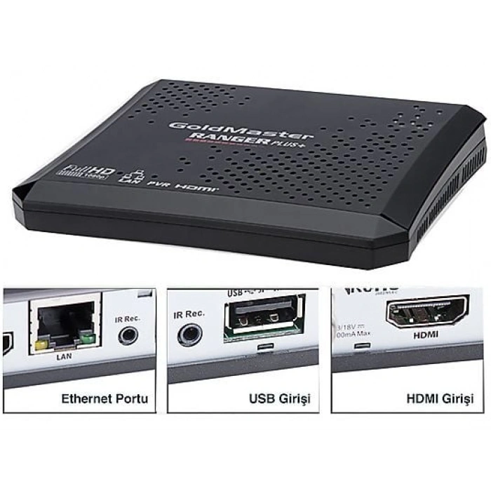 GOLDMASTER Ranger HD Plus PVR Dijital Uydu Alıcısı