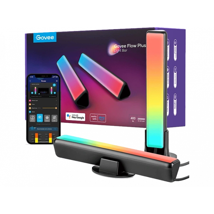 GOVEE RGBICWW WiFi+BT Flow Plus Bar 2li Aydınlatma
