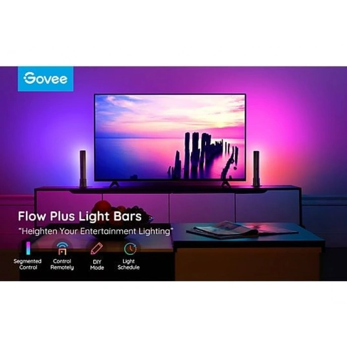 GOVEE RGBICWW WiFi+BT Flow Plus Bar 2li Aydınlatma