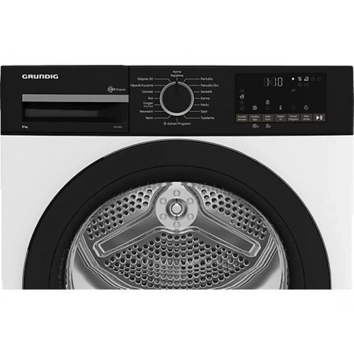 GRUNDIG GDH 9564 E Enerji Sınıfı 9 kg Isı Pompalı Kurutma Makinesi